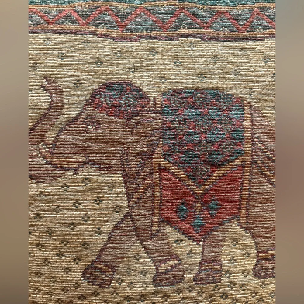 Elephant 🐘 Tapestry Large Accent Pillow